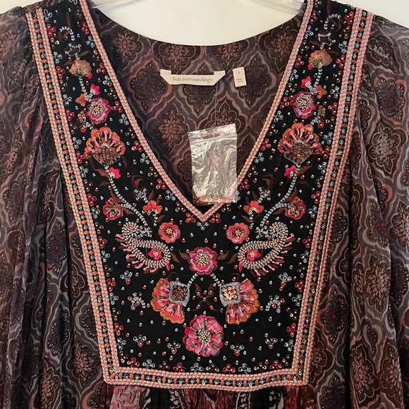 Soft Surroundings Mosaic Maxi Dress - Picture 4 of 8